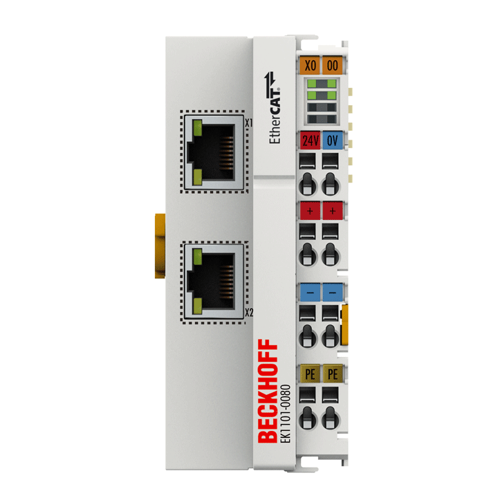 Beckhoff EK1101-0080 EtherCAT Coupler with ID switch, Fast Hot Connect Turkiye