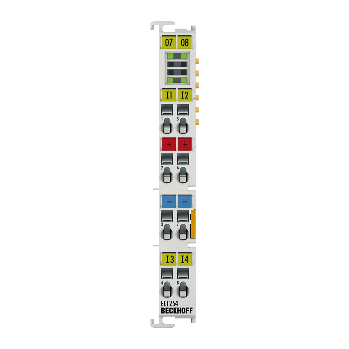 Beckhoff EL1254 EtherCAT Terminal, 4-channel digital input, 24 V DC, 1 µs, timestamp Turkiye