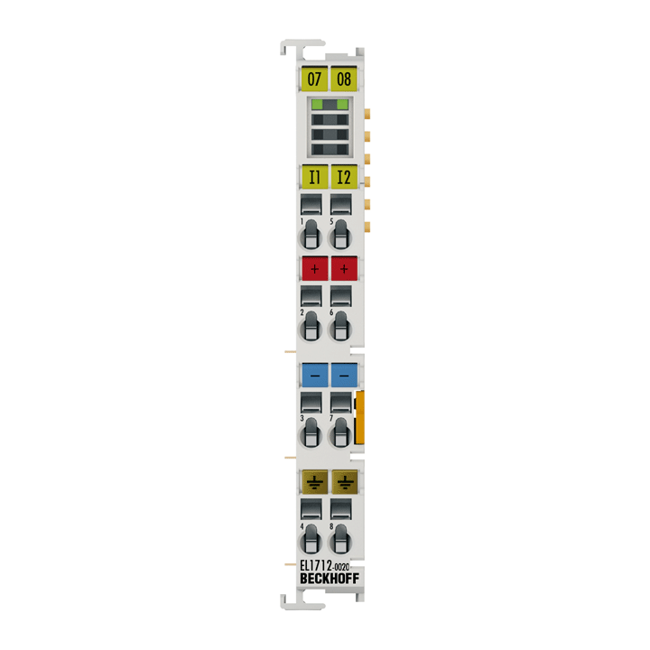 Beckhoff EL1712-0020 EtherCAT Terminal, 2-channel digital input, 120 V DC, 3 ms Turkiye