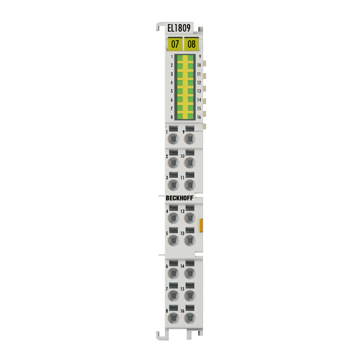 Beckhoff EL1809 EtherCAT Terminal, 16-channel digital input, 24 V DC, 3 ms Turkiye