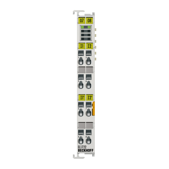 Beckhoff EL1722 EtherCAT Terminal, 2-channel digital input, 120…230 V AC, 10 ms, without power contacts Turkiye