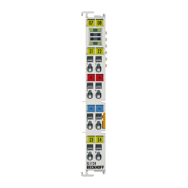 Beckhoff EL1124 EtherCAT Terminal, 4-channel digital input, 5 V DC, 005 µs Turkiye