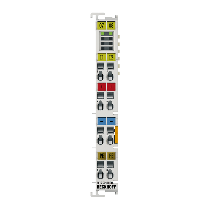 Beckhoff EL1252-0050 EtherCAT Terminal, 2-channel digital input, 5 V DC, 1 µs, timestamp Turkiye