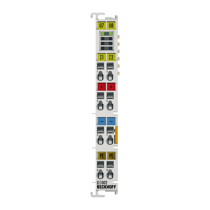 Beckhoff EL1002 EtherCAT Terminal, 2-channel digital input, 24 V DC, 3 ms Turkiye