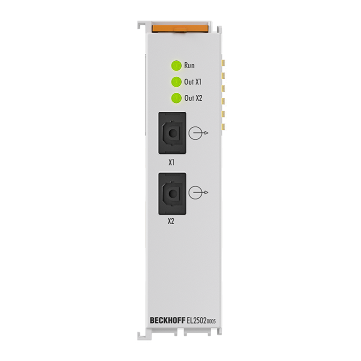Beckhoff EL2502-0005 EtherCAT Terminal, 2-channel PWM output, plastic optical fiber Turkiye