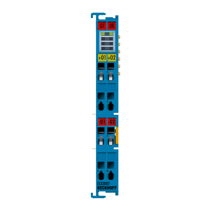 Beckhoff ELX2002 EtherCAT Terminal, 2-channel digital output, 24 V DC, 45 mA, Ex i Turkiye