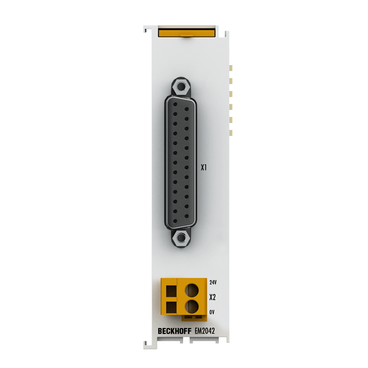 Beckhoff EM2042 EtherCAT Terminal, 16-channel digital output, 24 V DC, 05 A, D-sub Turkiye