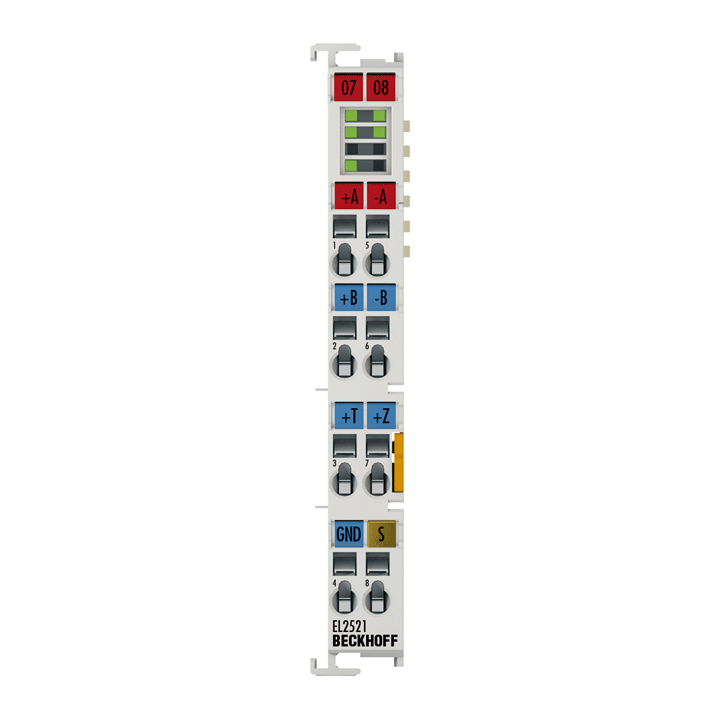 Beckhoff EL2521 EtherCAT Terminal, 1-channel pulse train output, incr enc simulation, RS422, 50 mA Turkiye