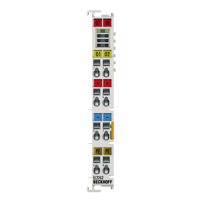 Beckhoff EL2262 EtherCAT Terminal, 2-channel digital output, 24 V DC, 05 A, oversampling Turkiye