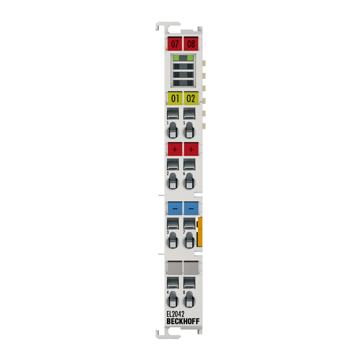 Beckhoff EL2042 EtherCAT Terminal, 2-channel digital output, 24 V DC, 2 x 4 A/1 x 8 A Turkiye