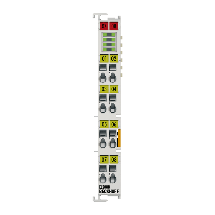 Beckhoff EL2088 EtherCAT Terminal, 8-channel digital output, 24 V DC, 05 A, ground switching Turkiye