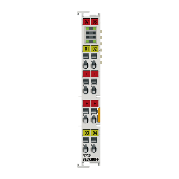Beckhoff EL2084 EtherCAT Terminal, 4-channel digital output, 24 V DC, 05 A, ground switching Turkiye