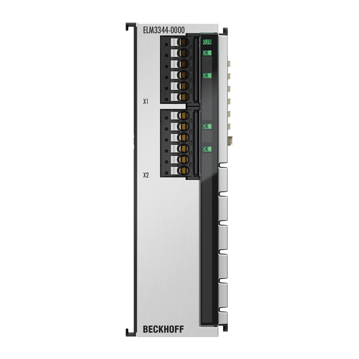 Beckhoff ELM3344-0000 EtherCAT Terminal, 4-channel analog input, temperature, thermocouple, 24 bit, high-precision, 1 ksps Turkiye