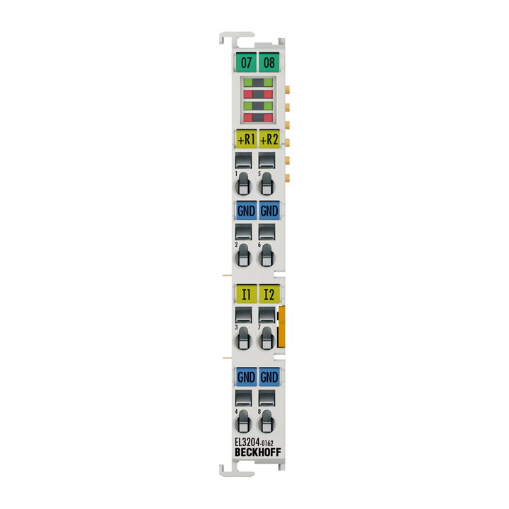 Beckhoff EL3204-0162 EtherCAT Terminal, 4-channel analog input, multi-function, ±10 V, RTD (Pt100), 12 bit, single-ended Turkiye