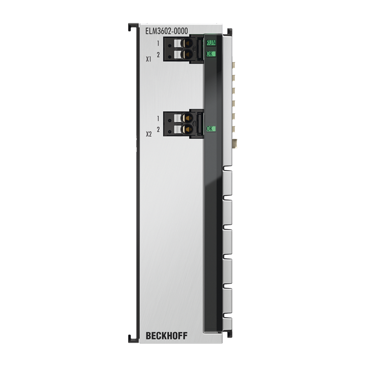 Beckhoff ELM3602-0000 EtherCAT Terminal, 2-channel analog input, IEPE/accelerometer, 24 bit, 50 ksps Turkiye