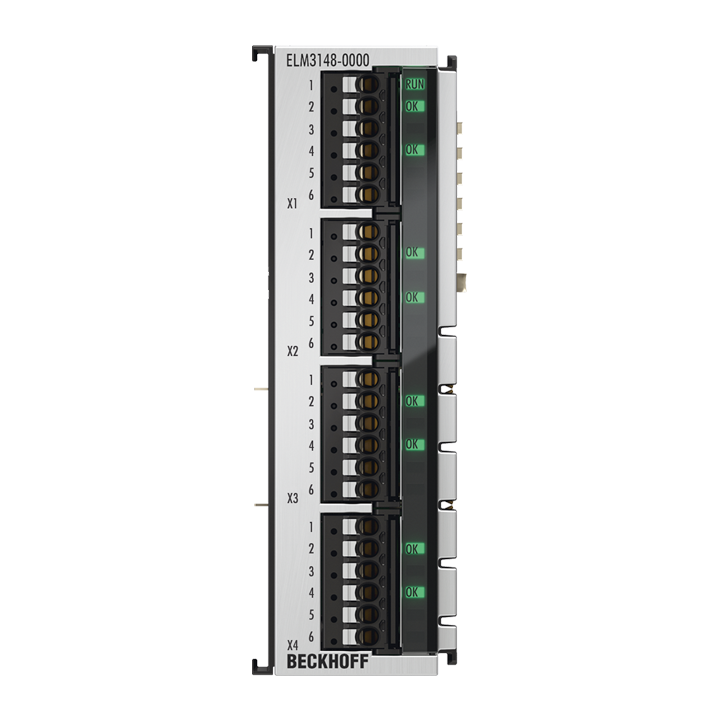 Beckhoff ELM3148-0000 EtherCAT Terminal, 8-channel analog input, multi-function, ±10…±125 V, ±20 mA, 24 bit, 1 ksps Turkiye