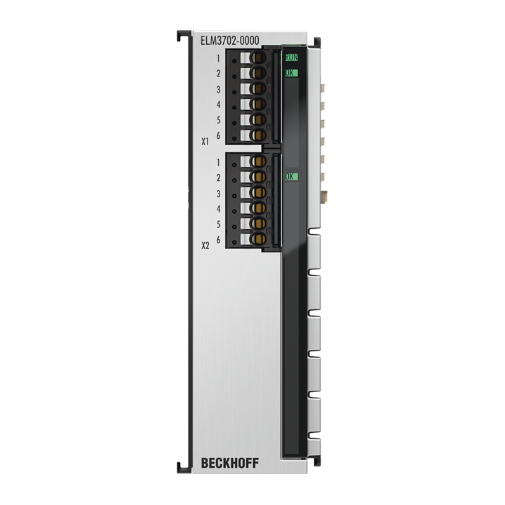 Beckhoff ELM3702-0000 EtherCAT Terminal, 2-channel analog input, multi-function, 24 bit, 10 ksps Turkiye