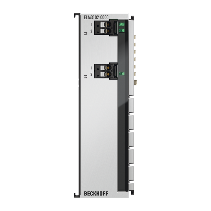 Beckhoff ELM3102-0000 EtherCAT Terminal, 2-channel analog input, current, ±20 mA, 24 bit, 20 ksps Turkiye