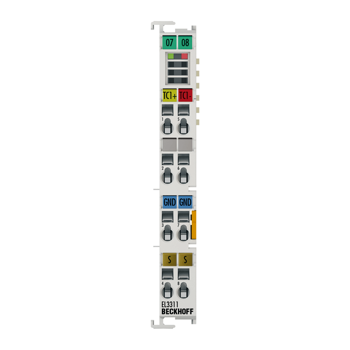Beckhoff EL3311 EtherCAT Terminal, 1-channel analog input, temperature, thermocouple, 16 bit Turkiye