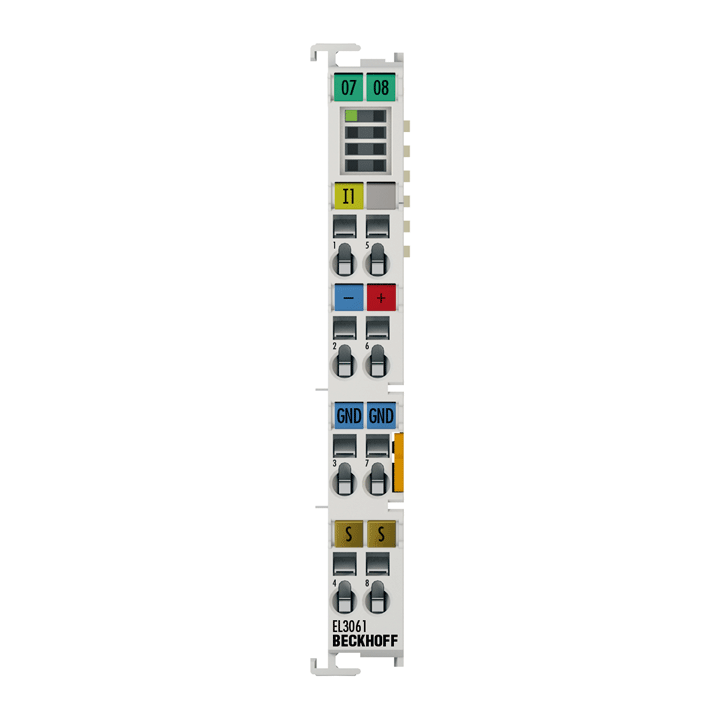 Beckhoff EL3061 EtherCAT Terminal, 1-channel analog input, voltage, 0…10 V, 12 bit, single-ended Turkiye