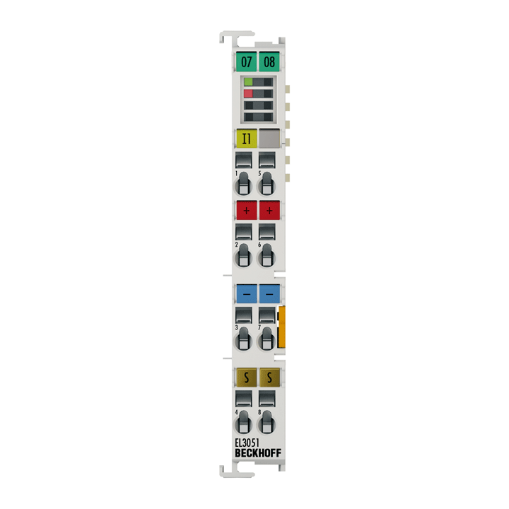 Beckhoff EL3051 EtherCAT Terminal, 1-channel analog input, current, 4…20 mA, 12 bit, single-ended Turkiye