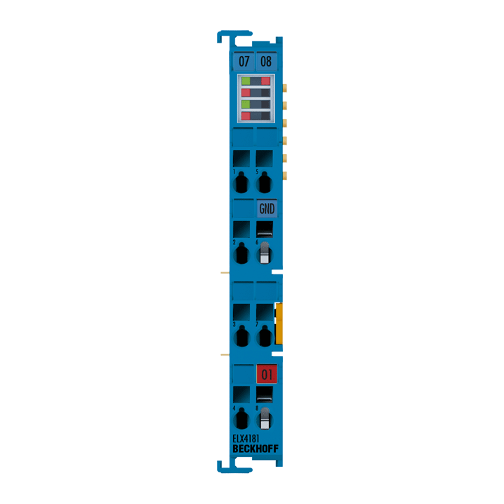 Beckhoff ELX4181 EtherCAT Terminal, 1-channel analog output, current, 0/4…20 mA, 16 bit, single-ended, HART, Ex i Turkiye