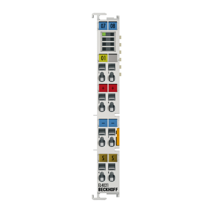 Beckhoff EL4021 EtherCAT Terminal, 1-channel analog output, current, 4…20 mA, 12 bit Turkiye