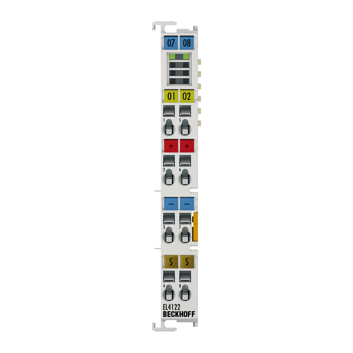Beckhoff EL4122 EtherCAT Terminal, 2-channel analog output, current, 4…20 mA, 16 bit Turkiye