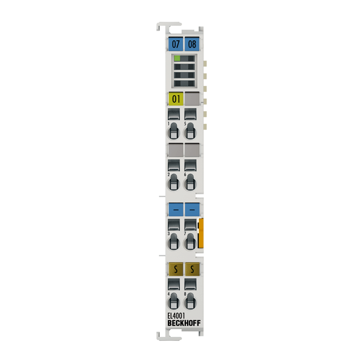 Beckhoff EL4001 EtherCAT Terminal, 1-channel analog output, voltage, 0…10 V, 12 bit Turkiye