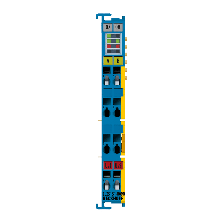 Beckhoff ELX5151-0090 EtherCAT Terminal, 1-channel encoder interface, incremental, NAMUR, Ex i, TwinSAFE SC Turkiye