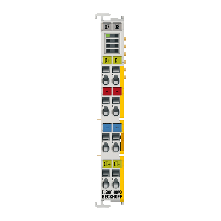 Beckhoff EL5001-0090 EtherCAT Terminal, 1-channel encoder interface, SSI, TwinSAFE SC Turkiye