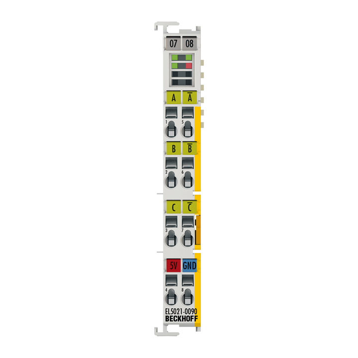 Beckhoff EL5021-0090 EtherCAT Terminal, 1-channel encoder interface, SinCos, 1 VPP, TwinSAFE SC Turkiye