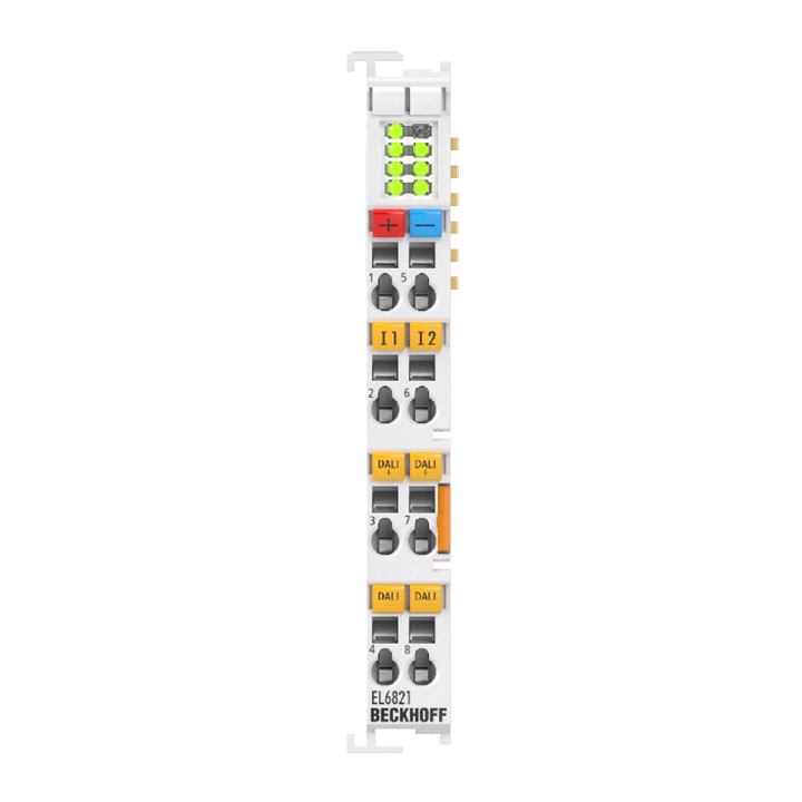Beckhoff EL6821 EtherCAT Terminal, 1-channel communication interface, DALI-2, master/power supplyNew Turkiye