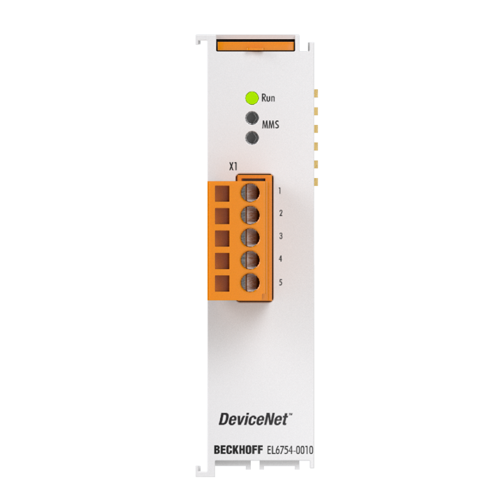 Beckhoff EL6754-0010 EtherCAT Terminal, 1-channel communication interface, DeviceNet, slaveNew Turkiye