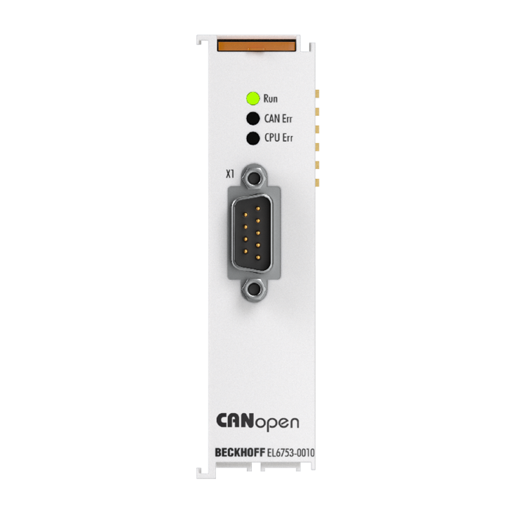 Beckhoff EL6753-0010 EtherCAT Terminal, 1-channel communication interface, CANopen, slaveNew Turkiye