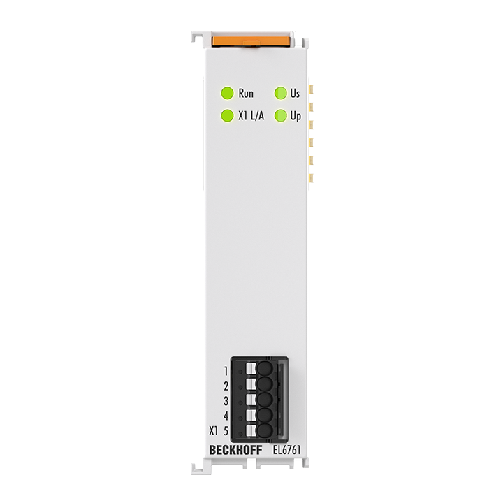 Beckhoff EL6761 EtherCAT Terminal, 1-channel communication interface, ISO 15118 powerline, charge controller Turkiye