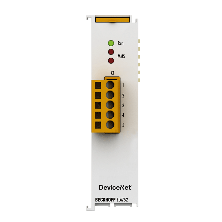 Beckhoff EL6752 EtherCAT Terminal, 1-channel communication interface, DeviceNet, master Turkiye