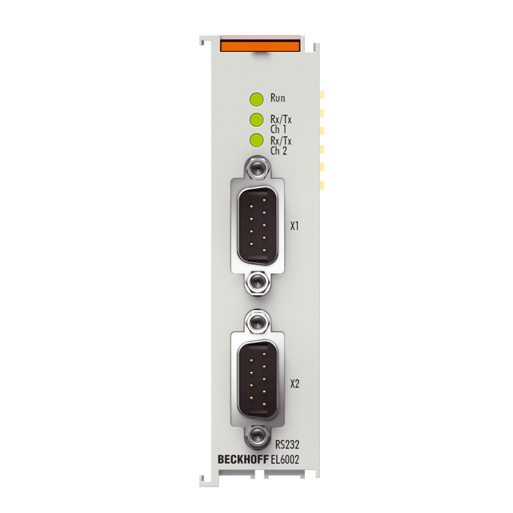 Beckhoff EL6002 EtherCAT Terminal, 2-channel communication interface, serial, RS232, D-sub Turkiye