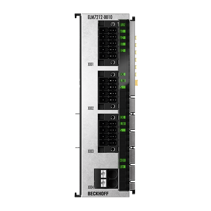 Beckhoff ELM7212-0010 EtherCAT Terminal, 2-channel motion interface, servomotor, 48 V DC, 45 A, OCT Turkiye