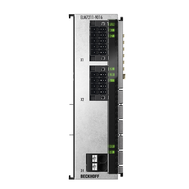 Beckhoff ELM7211-9016 EtherCAT Terminal, 1-channel motion interface, servomotor, 48 V DC, 45 A, OCT, STO, TwinSAFE Logic Turkiye