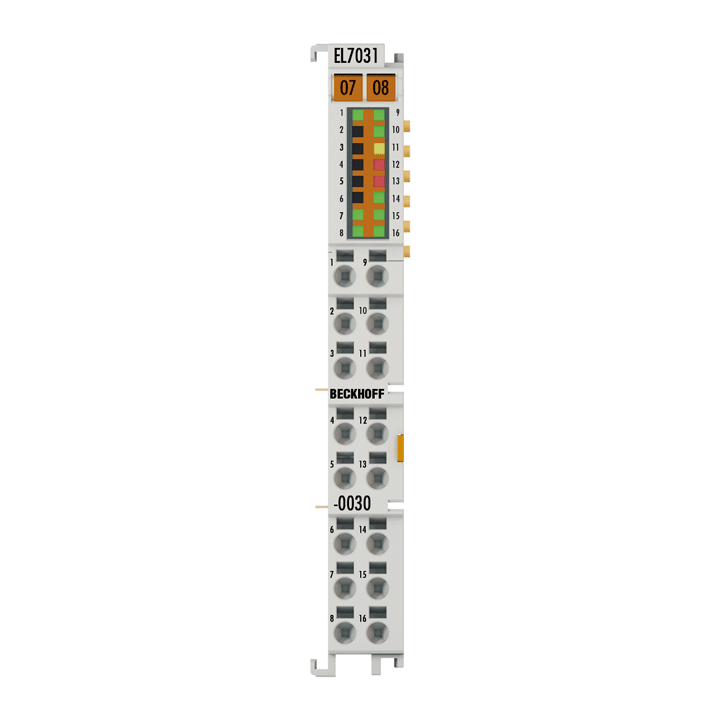 Beckhoff EL7031-0030 EtherCAT Terminal, 1-channel motion interface, stepper motor, 24 V DC, 28 A Turkiye