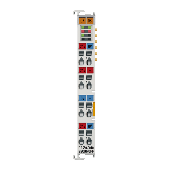 Beckhoff EL9550-0010 System terminal, surge filter system and field supply Turkiye