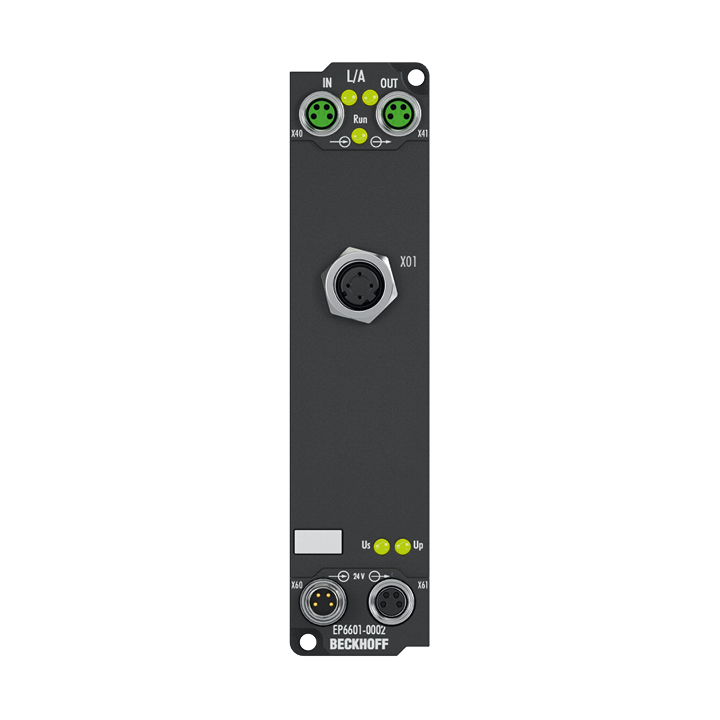 Beckhoff EP6601-0002 EtherCAT Box, 1-port communication interface, Ethernet switch port Turkiye