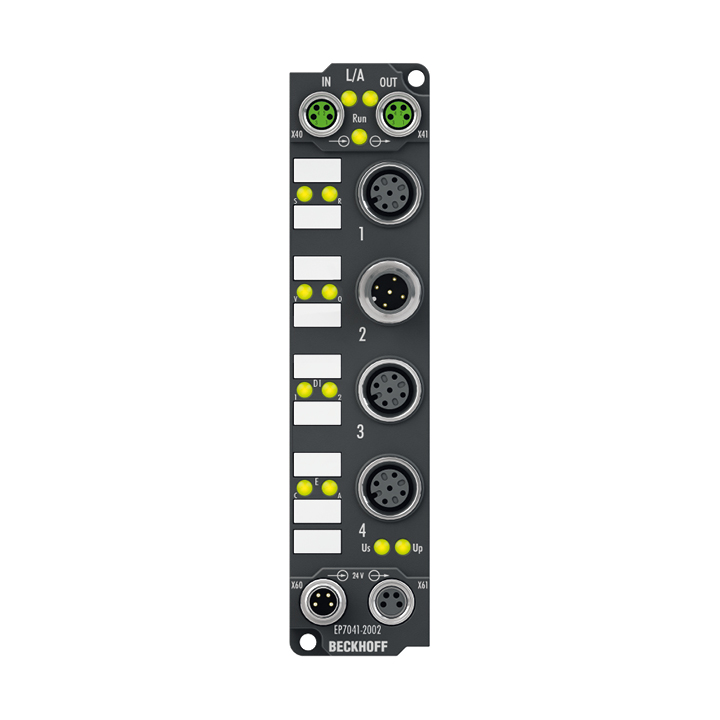 Beckhoff EP7041-2002 EtherCAT Box, 1-channel motion interface, stepper motor, 48 V DC, 5 A, M12, with incremental encoder Turkiye