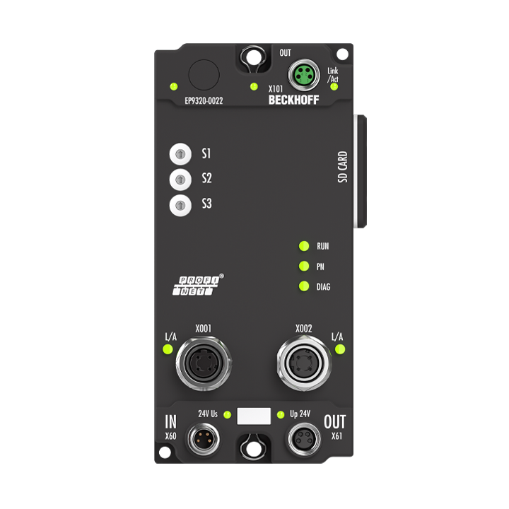Beckhoff EP9320-0022 EtherCAT Box, PROFINET RTNew Turkiye