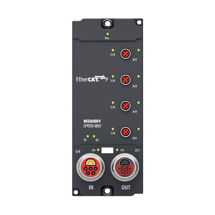 Beckhoff EP9224-0037 EtherCAT Box, 4-channel power distribution, ENP to EtherCAT P Turkiye