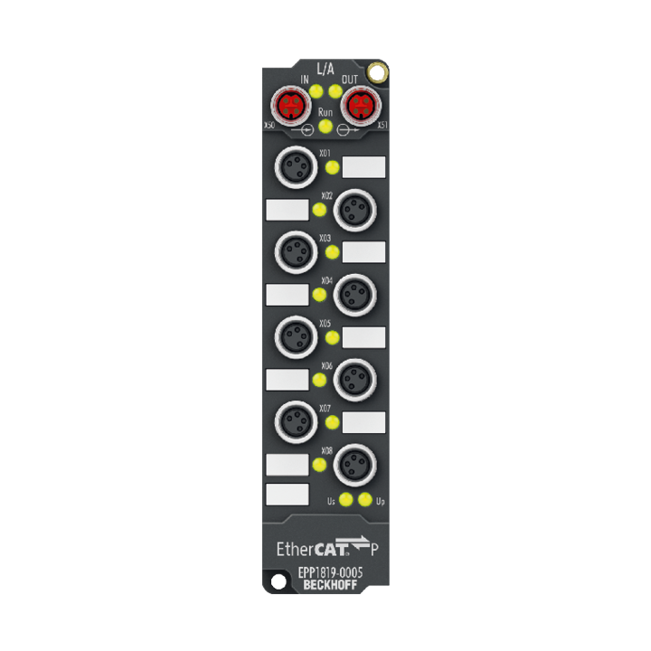 Beckhoff EPP1819-0005 EtherCAT P Box, 16-channel digital input, 24 V DC, 10 µs, M8, 4-pin Turkiye