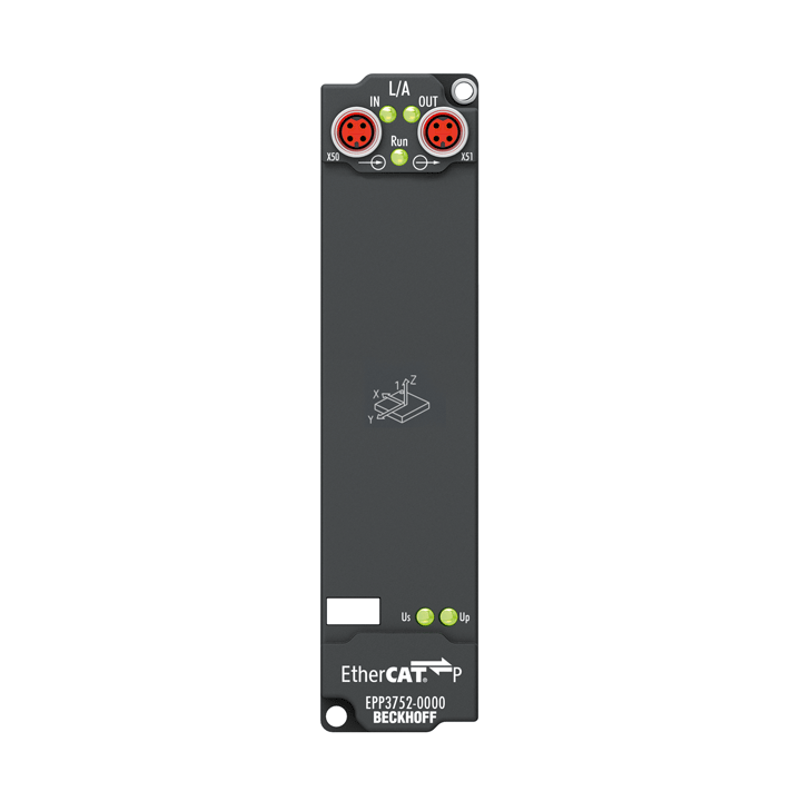 Beckhoff EPP3752-0000 EtherCAT P Box, 2-channel, 2 x 3-axis accelerometers Turkiye