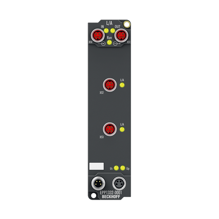 Beckhoff EPP1332-0001 EtherCAT P Box, 2-port EtherCAT P junction, with refresh Turkiye