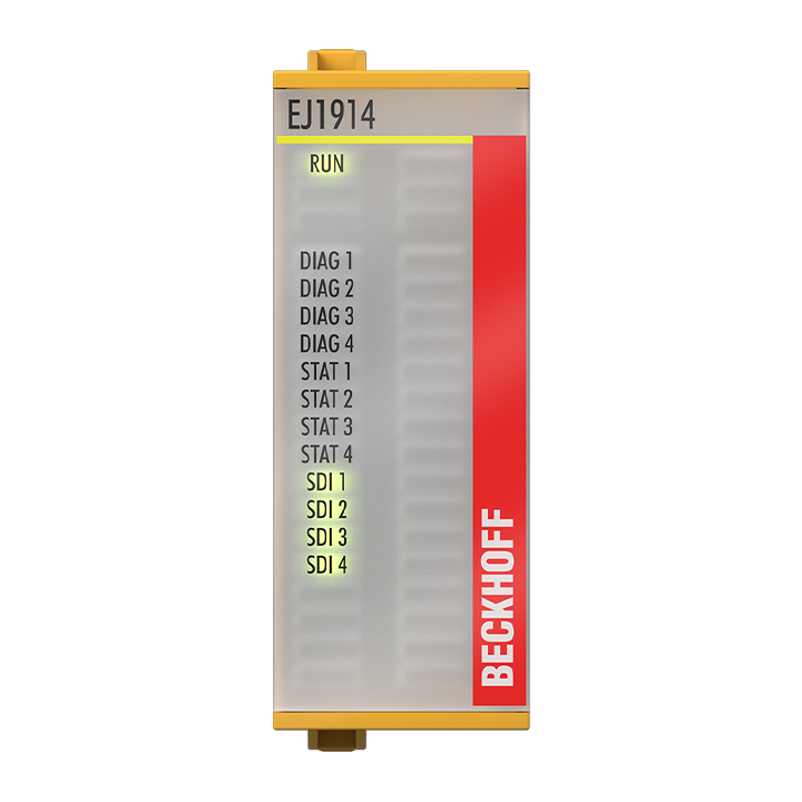 Beckhoff EJ1914 EtherCAT plug-in module, 4-channel digital input, 24 V DC, TwinSAFE, TwinSAFE Logic Turkiye